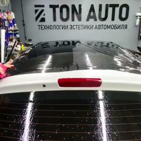 Оклейка крыши Chevrolet винилом Sunmax 250 Gloss Black