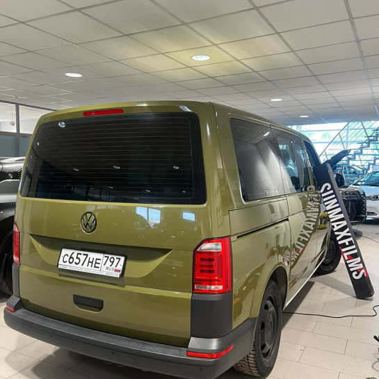 Покрытие кузова Volkswagen цветным полиуретаном Sunmax для защиты