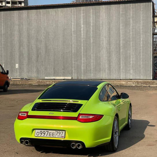 Оклейка кузова Porsche 911 полиуретаном Sunmax для защиты от повреждений