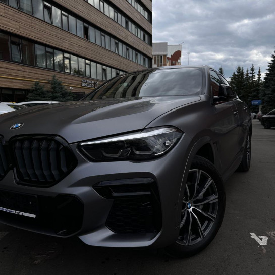 Оклейка BMW пленкой Sunmax 45 Matte AMG Gray PPF
