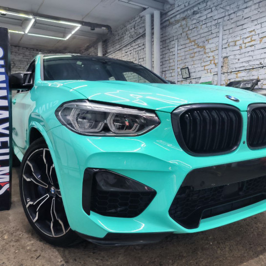 Оклейка BMW полиуретаном Sunmax 12 Tiffany Gloss PPF
