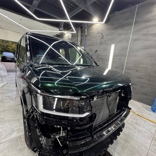 Оклейка Honda полиуретаном Sunmax 4 Goodwood Green Pearl PPF
