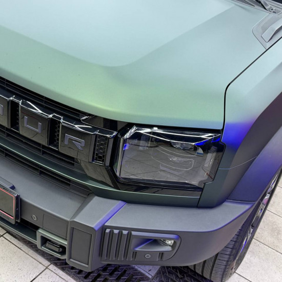 Оклейка Jetour полиуретаном Sunmax 135 Matt Metal Blackish Green PPF