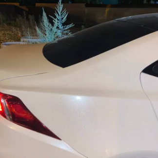 Оклейка Lexus цветным полиуретаном Sunmax оттенка 35 White Gloss Pearl PPF