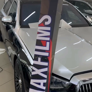 Оклейка Mercedes полиуретановой пленкой Sunmax 44 Metal Gray PPF 