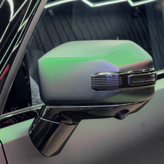Оклейка Jetour цветной полиуретановой пленкой Sunmax 115 Matt Metal Blackish Green PPF