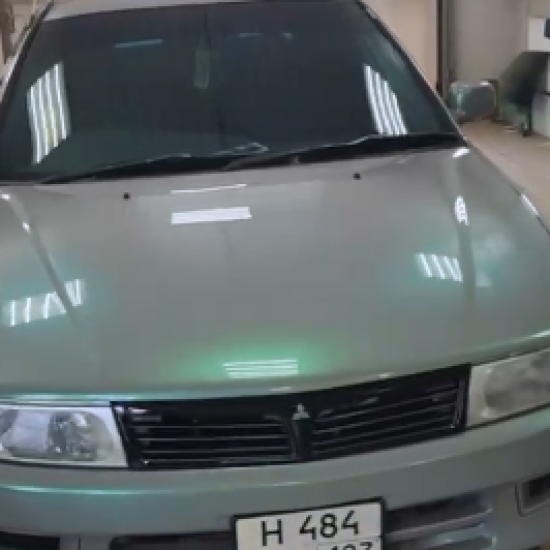Оклейка Mitsubishi полиуретаном Sunmax 10 Lime Gray PPF