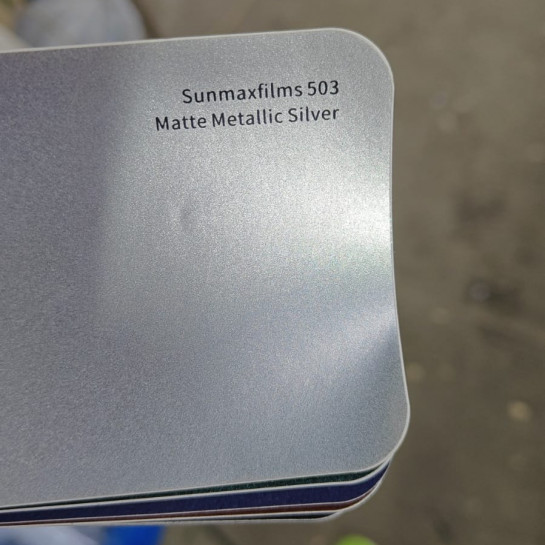 Оклейка BMW винилом для авто Sunmax 503 Metallic Silver