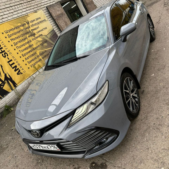 Оклейка Toyota полиуретаном Sunmax 16 Nardo Gray Gloss PPF