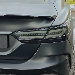 Оклейка Toyota полиуретаном Sunmax цвета 26 Black Matt PPF
