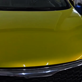 Оклейка Kia полиуретаном Sunmax цвета 54 Metal Gold PPF