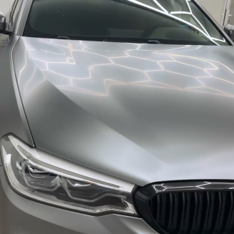 Оклейка BMW для защиты кузова полиуретаном Sunmax 45 Matte AMG Gray PPF
