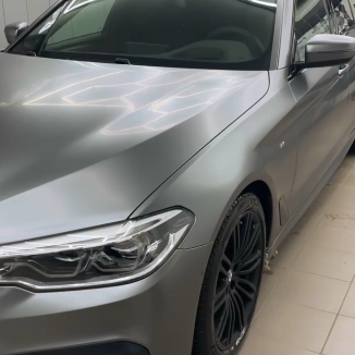 Оклейка BMW для защиты кузова полиуретаном Sunmax 45 Matte AMG Gray PPF