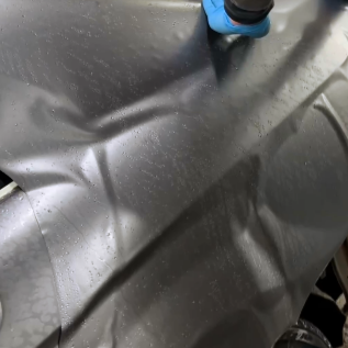 Оклейка Mercedes цветным полиуретаном Sunmax 45 Matte AMG Gray PPF