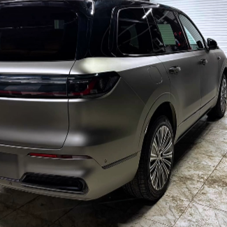 Оклейка Geely полиуретановой цветной пленкой Sunmax 120 Matt Metal Bronze PPF