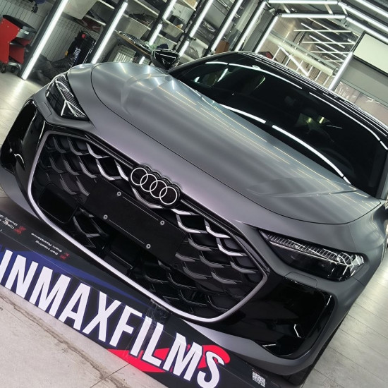 Оклейка Audi A5 матовым полиуретаном Sunmax PPF