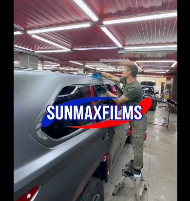 Оклейка Toyota цветным полиуретаном Sunmax 131 Matt Metal AMG Grey PPF