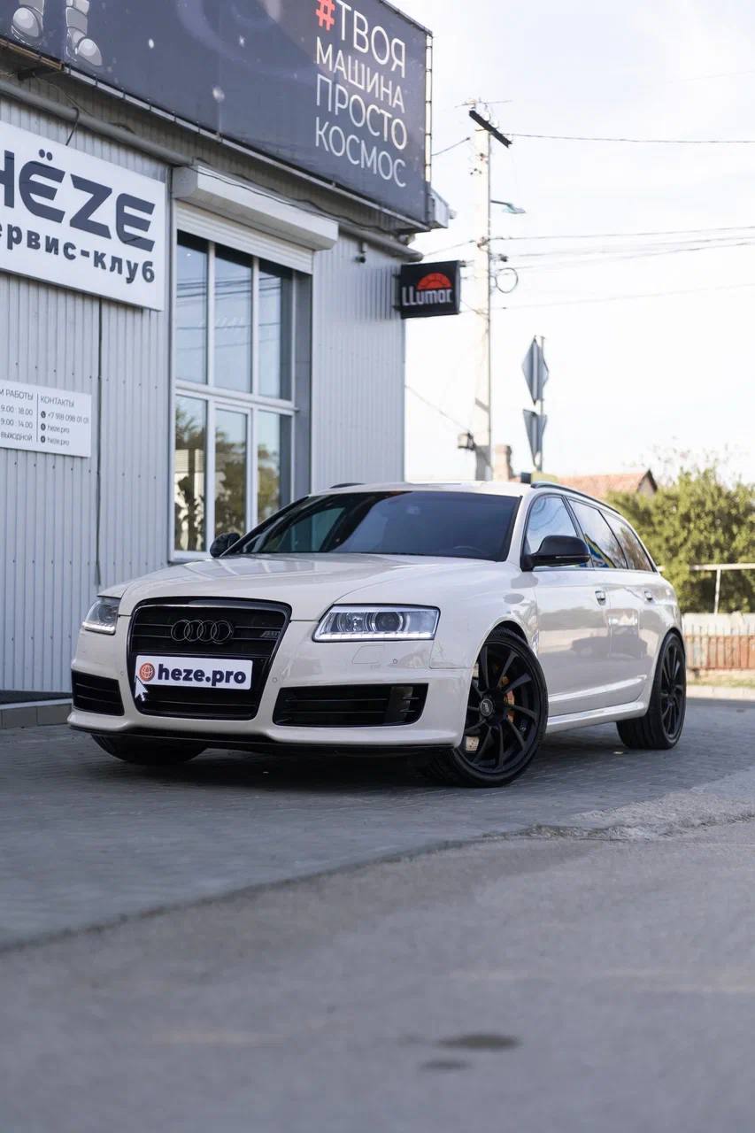 Оклейка Audi цветным полиуретаном Sunmax 43 Ashes PPF
