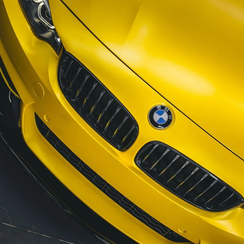 Оклейка BMW 3 в 525 Matte Metallic Yellow