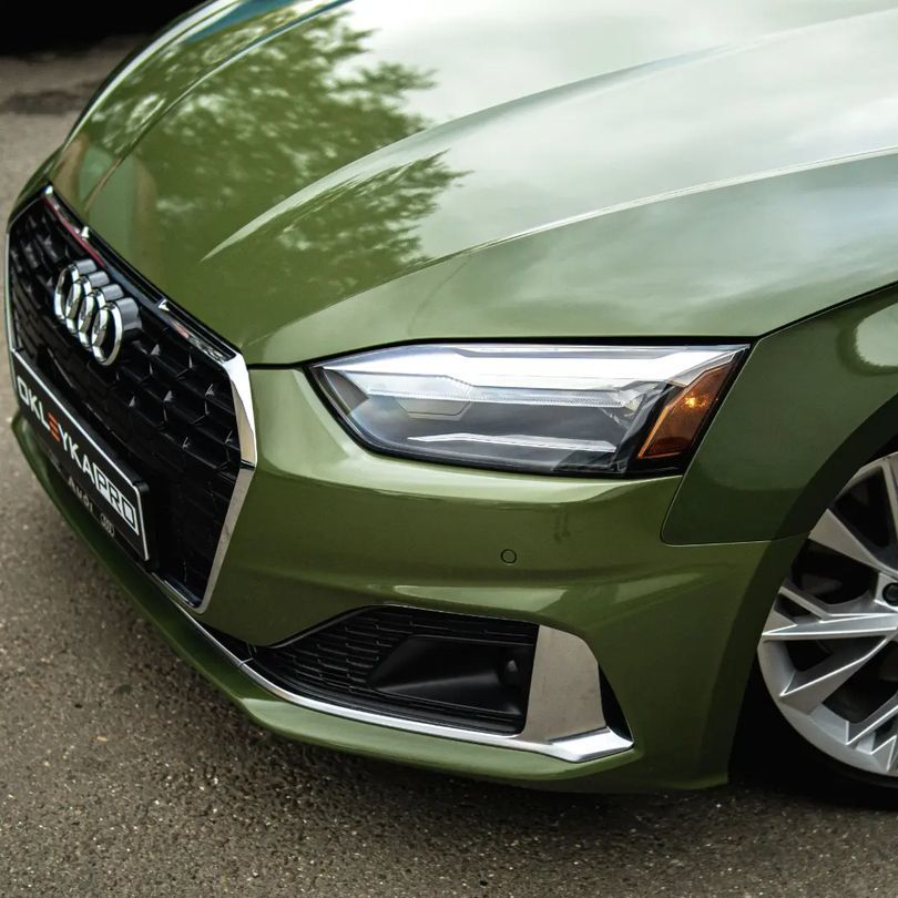 Оклейка Audi в Sunmax 293 Ultra Gloss Military Green